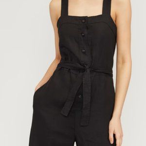 Everlane - Women's Linen Picnic Jumpsuit (Pewter Green)